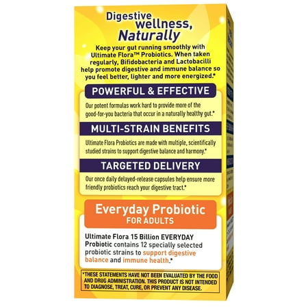 Renew Life - Ultimate Flora Probiotic Everyday - 15 billion - 14 vegetable capsules