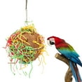 thumbnail image 4 of Shredder Chewing Toy, Handcrafted Beak Grinding Colorful Coconut Shell Bird Shredding Toy  For Lovebirds For Cockatiels, 4 of 8