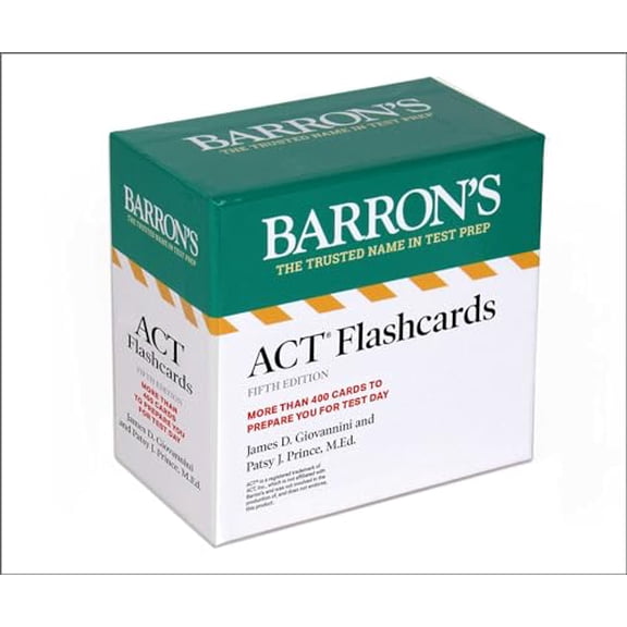 Pre-Owned ACT Flashcards, Fifth Edition: Up-to-Date Review