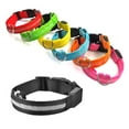 thumbnail image 2 of Collier Lumineux Rechargeable USB pour Animaux de Compagnie Collier Lumineux LED avec Sangle, Rose, S, 2 of 8