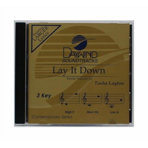 Lay It Down Made Popular by Tasha Layton NEW CD Accompaniment