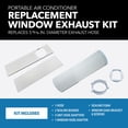 thumbnail image 2 of Perfect Aire AC Replacement Window Exhaust Kit 7.5 in. W X 10 in. H White, 2 of 7