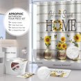 thumbnail image 3 of 4PCS Farmhouse Shower Curtain Sets for Bathroom, Green Eucalyptus Rustic Bathroom Set with Shower Curtain and Rugs, Country Style Home Sweet Home Vintage Bathroom Decor Accessories, 3 of 8