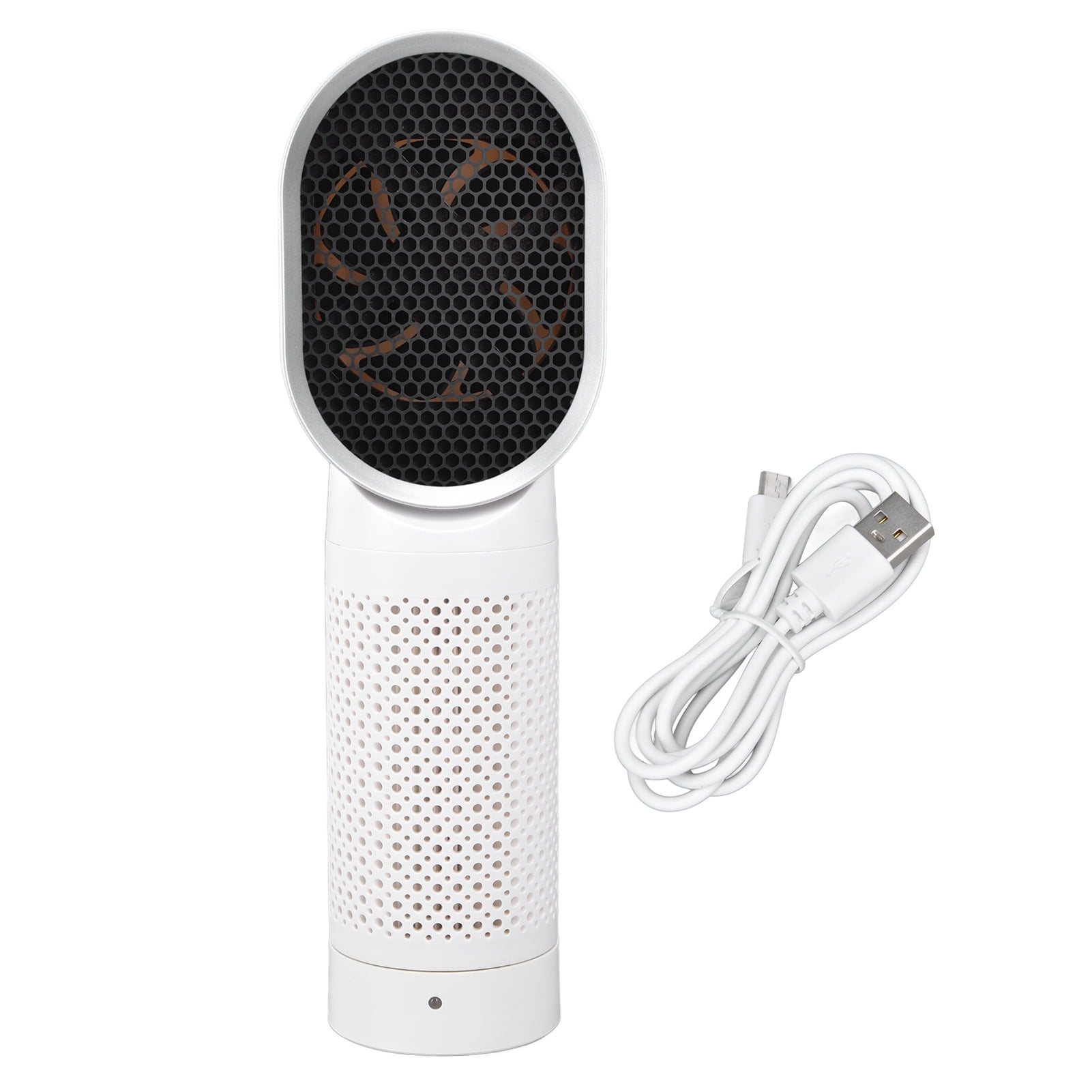 Purificador De Aire Portátil Con Iones Negativos - Elimina Polvo Y Humo, USB, Silencioso, Para Dormitorio, Hogar U Oficina (Color Naranja)