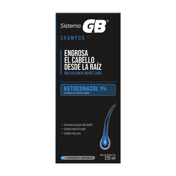 Shampoo Sistema GB Uno para Hombre 230 ml
