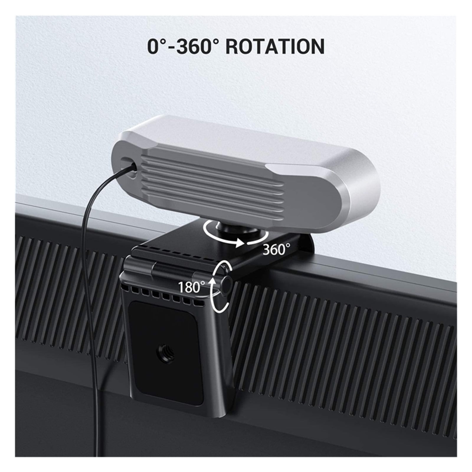 Webcam For PC 1080P HD 30fps Web Camera Auto Light Correction Web Cam 360 Rotation Computer Webcams For Streaming ,Full Clarity