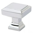 thumbnail image 2 of Emtek 86295US4 1.25 in. Geometric Square Cabinet Knob, Satin Brass, 2 of 2
