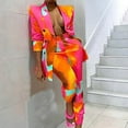 thumbnail image 2 of Edvintorg Women's Blazer Suits Two Piece Printed Work Pant Suit For Women Business Office Lady Suits Sets Streetwear Womens Set On Clearance, 2 of 6