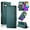 Dark green, variant on For IPhone 17 Pro Wallet Case Flip Card Holder,PU Leather Side Buckle Magnetic Frosted Women Men Cover,Black,For iPhone 17 Pro