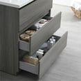 thumbnail image 4 of Fresca Lazzaro 36" Gray Wood Free Standing Modern Bathroom Vanity with Medicine Cabinet, 4 of 9