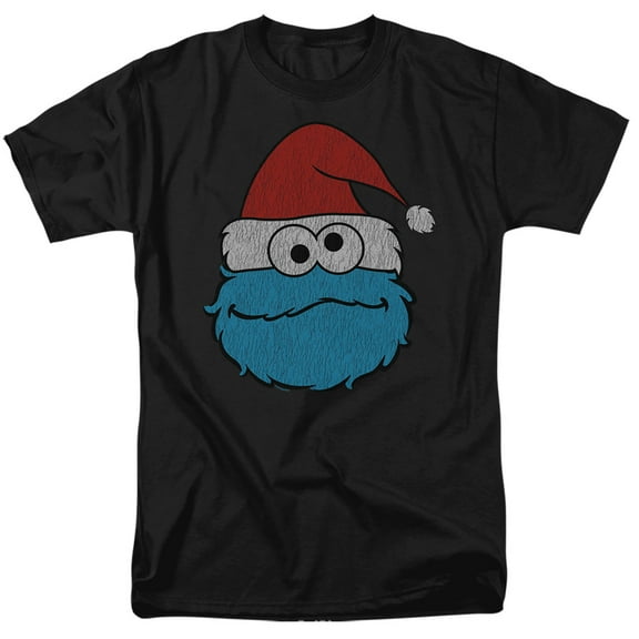 Sesame Street Cookie Monster Christmas Unisex Adult T Shirt