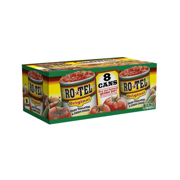 Rotel Diced Tomatoes & Green Chilies (10 oz., 8 ct.) (pack of 2)