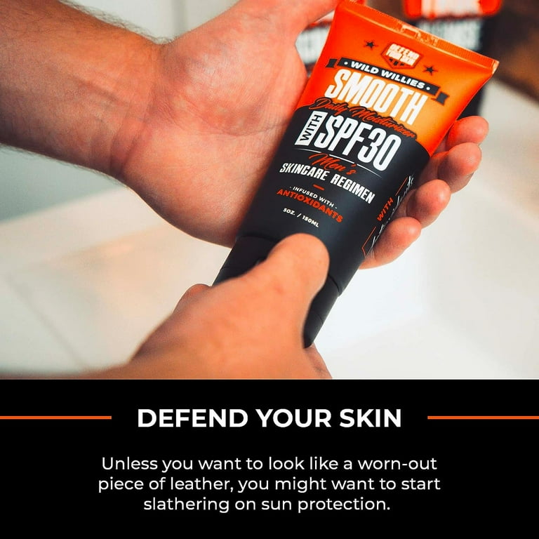Wild Willies Smooth Moisturizer Daily SPF 30 with Antioxidants for