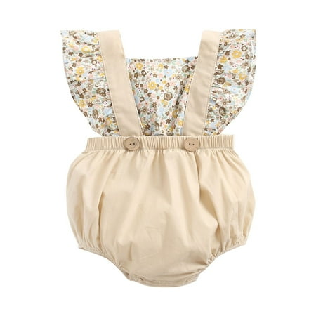 

Kids Girls Bodysuit Butterfly Sleeve Leopard Floral Printed Cute Toddler Baby Playsuits Bodysuits Gifts To Child