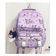 thumbnail image 4 of Mochila Escolar Estampada Kuromi Nailon 14.5 L Lab.G Morado, 4 of 5