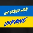 thumbnail image 3 of CafePress - We Stand With Ukraine T Shirt - Women's V-Neck Dark T-Shirt, 3 of 4