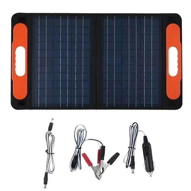 Solar Panel Portable Folding Bag USB Output Solar Charger Outdoor Power Supply for Phone Power Generator