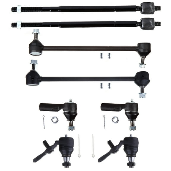 Scitoo 8pcs Suspension Kit 2 Lower Ball Joint 2 Outer 2 Inner Tie Rods 1 Left 1 Right Stabilizer Bar Links Fit For Lexus ES300 For Toyota Avalon Camry Solara 1997 1999 2000 2001 2002 2004 K9499 ES3306
