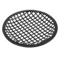 thumbnail image 4 of 6" Coche Altavoz Subwoofer Negro Metal Gofre Rejilla Protector Cubierta 2Piezas, 4 of 7