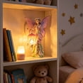 thumbnail image 5 of Resin Flower Fairy Wall Lamp, Nordic Style Home Decor Night Light, Girl Room Dream Bedside Ornament, 5 of 6