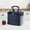 Navy#3, variant on Insulated Reusable Lunch Bag with Leak-Proof Zipper - 29x21x23cm Thermal Office School Picnic Beach Bag for Food & Drinks