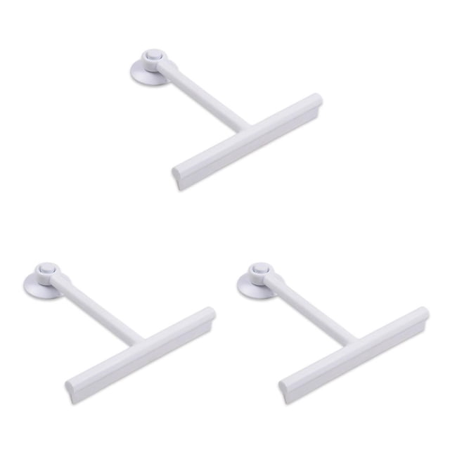 Moyic Limpiaparabrisas de baño con ventosa para sala de estar, vidrio, mango de PP, raspador, herramienta de limpieza de parabrisas, Type1 NO1