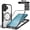 Black, variant on Lunvic Case for iPhone 17, Double-Sided Full Body Case with Built-in Screen Protector, Compatible with MagSafe, Clear PC Back Heavy Duty Cover, Black
