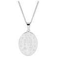 thumbnail image 2 of Stainless Steel Miraculous Medal Pendant , 18", 20", 24", 2 of 3