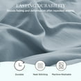 thumbnail image 2 of U by Bedsure California King 3 Pieces Mineral Blue Duvet Cover Set, 2 of 5