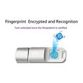 thumbnail image 2 of 2X Huella Digital USB3.0 Flash Drive 64G Identificación Precisa Clave de Gestión de Privacidad USB Huella Digital Flash Drive, 2 of 4