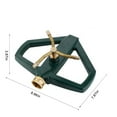 thumbnail image 4 of Rotating Metal Water Sprinkler for Lawn Brass 3 Arm Heavy Duty Swirling, 4 of 10
