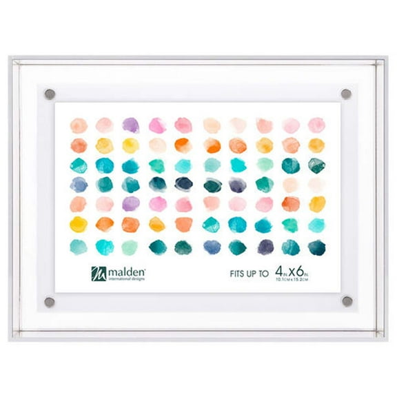 FRAME-IN-FRAME 4x6 FRAME crafted in acrylic by Malden - 4x6