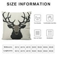 thumbnail image 5 of COMIO  Deer Throw Pillow Covers Deer Pillow Cases Decorative Animal Pillowcase Cushion Cover for Couch Bed Sofa, 5 of 5
