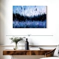 thumbnail image 3 of Elephant Stock Abstract Navy Blue Wall Art - Horizontal Canvas Wall Art - Living Room Wall Decor - Abstract Canvas - Black And Purple Decor - 36" x 24", 3 of 8