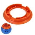 thumbnail image 1 of Copa para soporte de bolas de bolos - Sirve para todas las bolas estándar • Estabiliza para lijar, pulir, mostrar • Montaje de precisión con gancho y bucle • Base ligera de polímero • Compatible con, 1 of 2