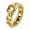 Gold, variant on Stainless Steel Heart Cuban Link Chain Ring for Women Chunky Heart Cutout Band Y2K Stackable Everyday Jewelry Gold Size 8