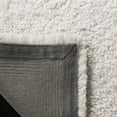 thumbnail image 5 of SAFAVIEH Glamour Douglas Solid Shag Area Rug, Ivory, 4' x 6', 5 of 8