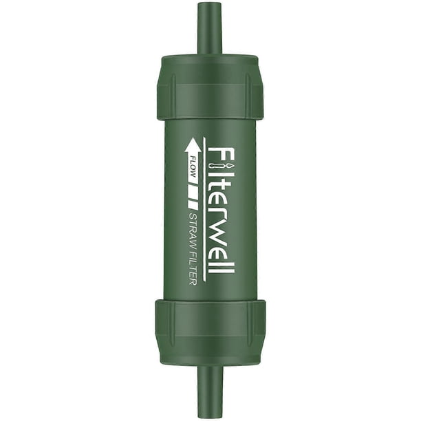 Direct Drinking Water Purifying Device Suction Extension Pipe Water Filter Tool for Outdoor Activities and Hiking