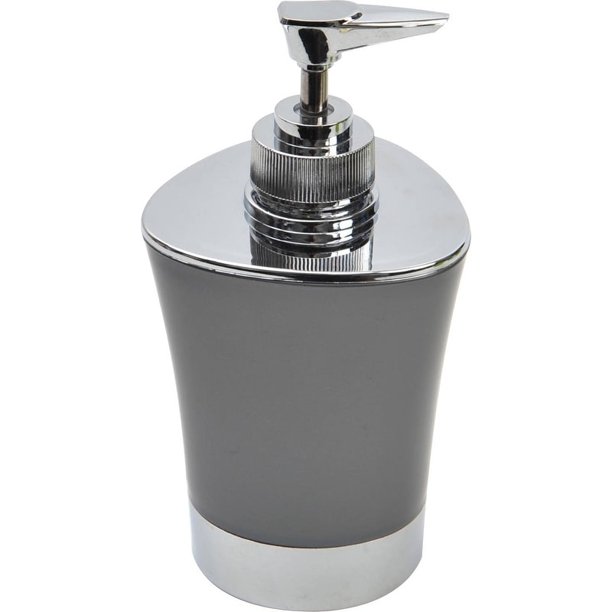 Bath Soap and Lotion Dispenser Chrome Parts Grey