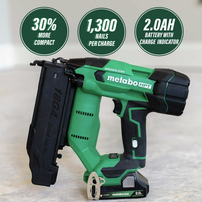 20-Volt Max Lithium-Ion 18-Gauge Cordless Brad Nailer Kit with Bonus Lithium-Ion Compact Battery Pack 2.0Ah 20-Volt Max Lithium-Ion 18-Gauge Cordless Brad Nailer Kit with Bonus Lithium-Ion Compact Battery Pack 2.0Ah