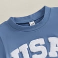 thumbnail image 7 of Gerichy Boys Tshirts,Boys 4th of July Shirt Summer Toddler Boys Short Sleeve Dinosaur Letter Prints T Shirt Tops, 7 of 7