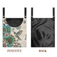 thumbnail image 7 of SEANATIVE Boho Clothespin Bag with Hanging Hook Mandala Hummingbird Clothes Pin Hanging Bag Clothespin Storage Organizer with Large Opening, 14.5 x 12 Inch, 7 of 7