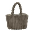 thumbnail image 2 of Ycandiee Women Cute Plush Shoulder Bag, Furry Purse, Large Tote, Fluffy Tote Bags for Women, Handbag, 2 of 6