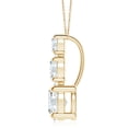 thumbnail image 2 of ANGARA IGI Certified Lab Grown 1 Ct Diamond Pendant for Women in 14K Yellow Gold (Size-6.4mm|Color-F-G|Clarity-VS) | April Birthstone, Anniversary, Jewelry Gift for Women | Diamond Necklace, 2 of 8