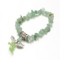 thumbnail image 2 of Natural Mixed Stone Kids Bracelets for Children's Day with Acrylic Bead and Silver Alloy Findings Lovely Wedding Dress Angel Dangle Mixed color Silver Inner Diameter: 39mm, 2 of 4