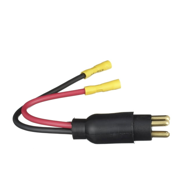 Seachoice 13751 Trolling Motor Plug Straight Male, Motor Side 6