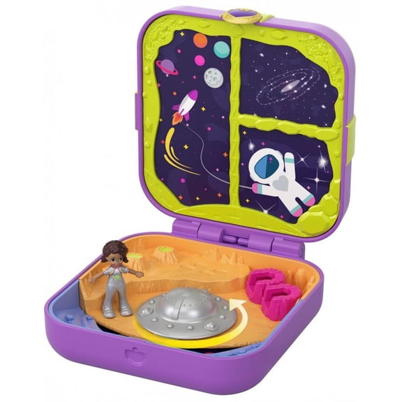 Polly Pocket Moon Rockin' Adventure Compact with 3 Hidden Surprises