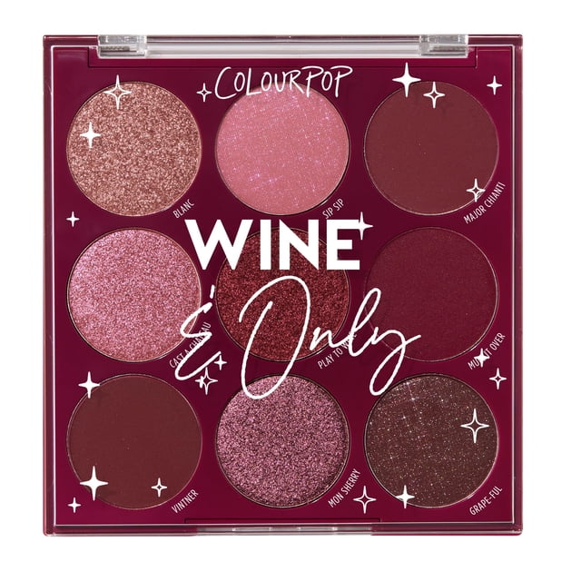 Eyeshadow Palette ColourPop Wine & Only Deep Red & Burgundy