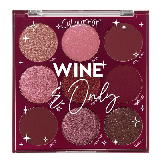 Paleta de sombras de ojos ColourPop Wine & Only Deep Red & Burgundy