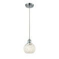 thumbnail image 4 of Innovations Lighting - White Mouchette - 1 Light Cord Hung Mini Pendant In, 4 of 7
